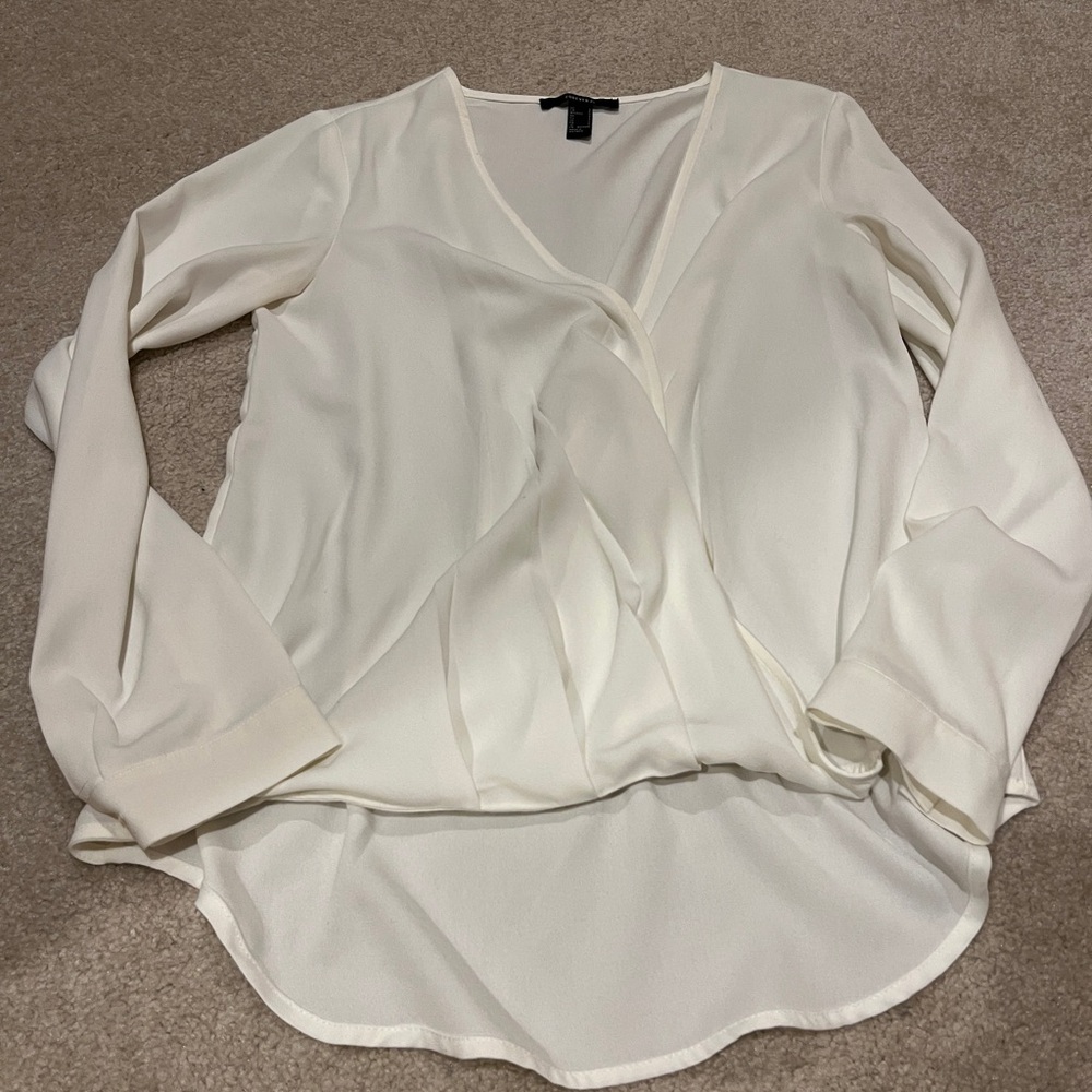 Elegant White Women's Blouse